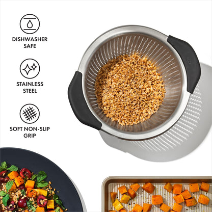 OXO Good Grips Stainless Steel 5 qt./ 4.7 L Colander
