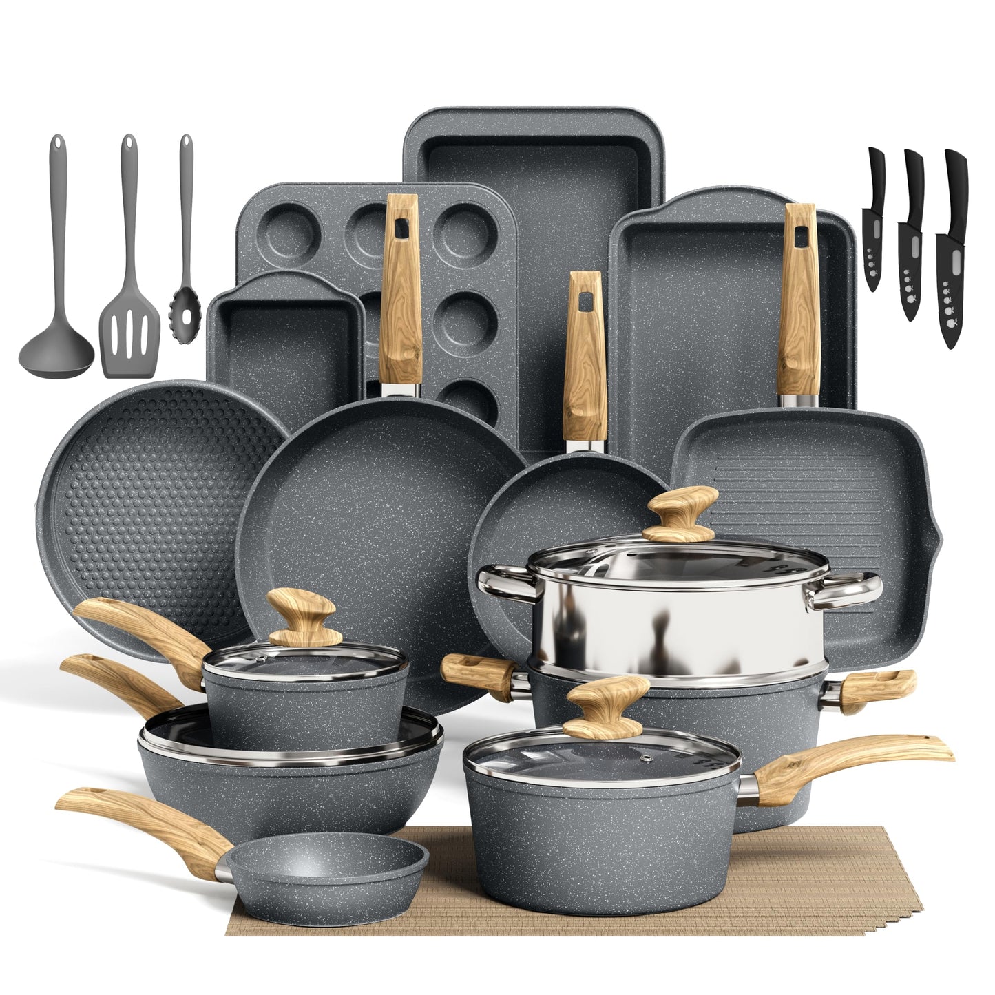 Kitchen Academy Induction Cookware Set